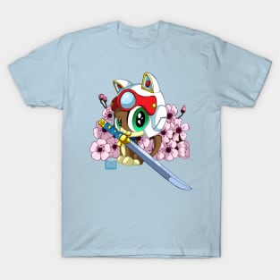 Samurai Pizza Kitten- Speedy T-Shirt